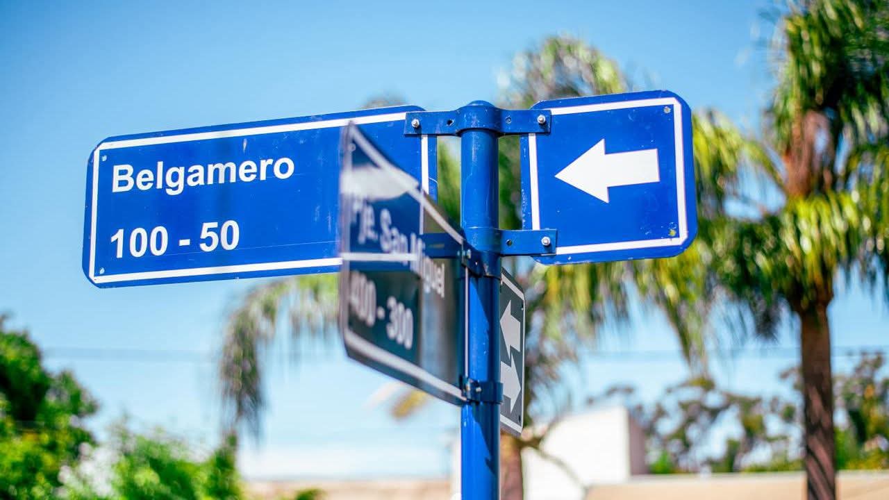 Nuevos carteles nomencladores en el barrio San Miguel