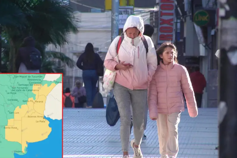 Alerta amarilla por frío extremo en Entre Ríos: pronostican temperaturas bajo cero en gran parte de la provincia