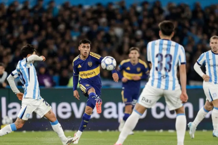 Racing y Boca empataron 1-1 en Avellaneda por el Torneo Clausura: todos los goles