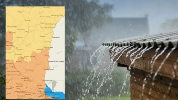Renovaron las alertas por tormentas en Entre Ríos y prevén hasta 80 milímetros de lluvia